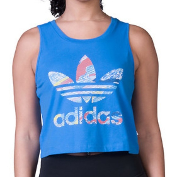 NWT! ADIDAS CROP TANK TOP - Picture 5 of 5